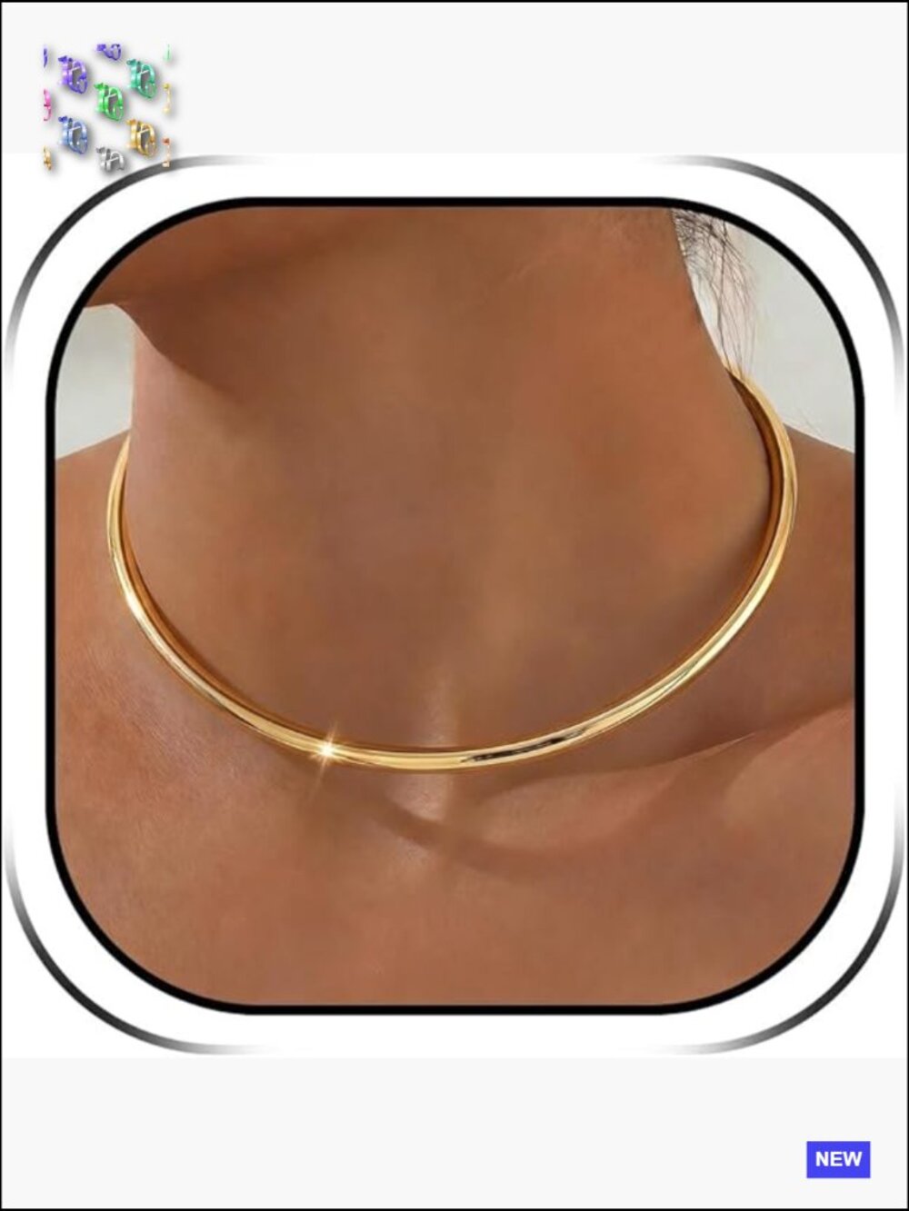 Chunky Statement Collar Necklace Cuff Choker Trendy 2026 Gift Accessory